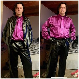 Pink SILK Shirt and Tie